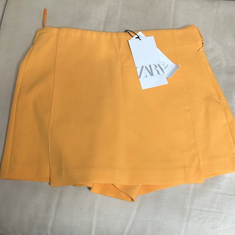 Zara Vibrant Orange Skort